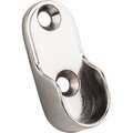 Hardware Resources Satin Nickel Screw-In Mounting Bracket for Oval Closet Rods M7175-SN